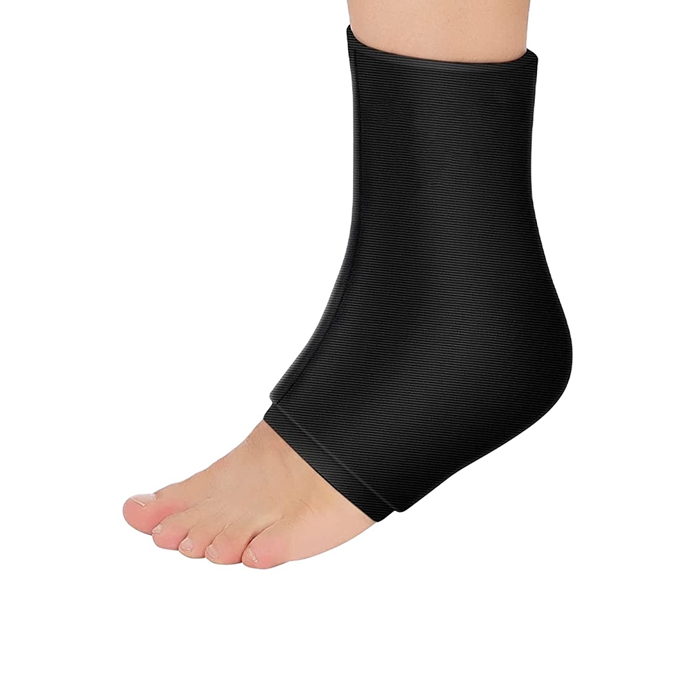 Lycra fabric flexible gel ice pack foot ankle cold hot compress wrap