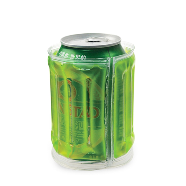 PVC ice pack wrap beer tin cooler