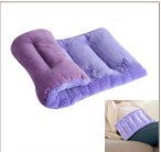 Microwavable heating pillow
