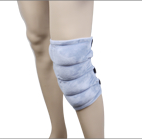 Microwavable heating pad for knee