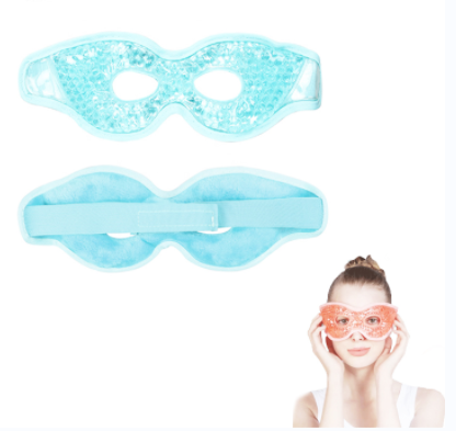 Plush fabric backing PVC mask mask with two eye holes