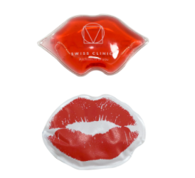 Red lip shaped gel cold hot compress