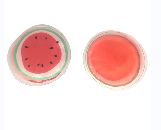 Mini round shaped watermelon gel ice pack